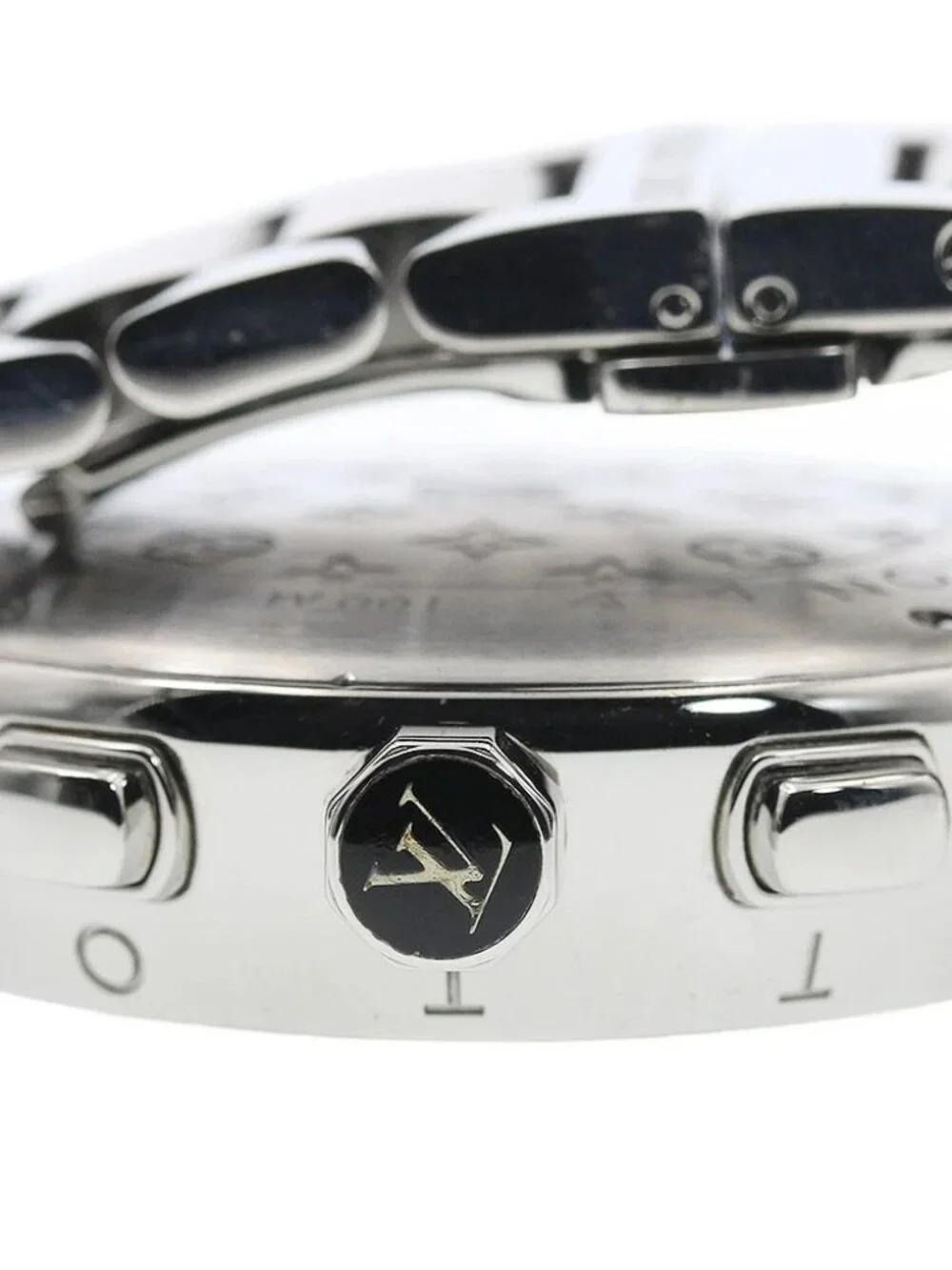 LOUIS VUITTON Tambour Lovely Cup lug diamond Quartz Men's Watch